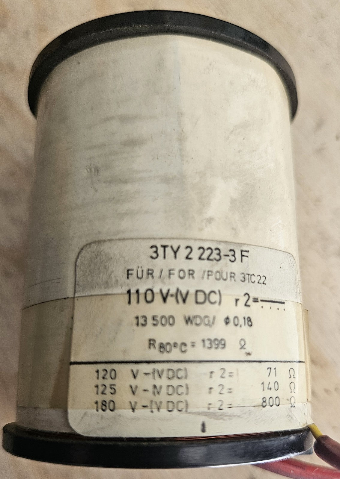 Siemens Spule - Coil - 3TY2  233-3F für 3TC22, 3TY22333F, 110V neu New Unused