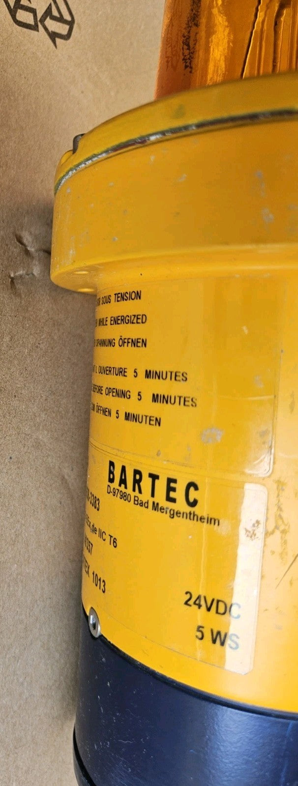 1 x BARTEC 07.4838.3383 EEx-Blitzleuchte II 2 G EEX de IIC T6 , Like New,Wie Neu