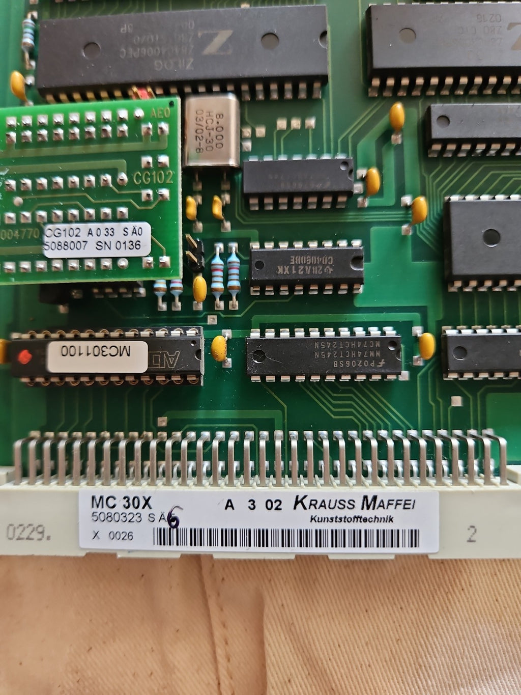 KRAUSS MAFFEI  MC 30X, 5080323,  MC 301,  5004238, used and tested,fully Working