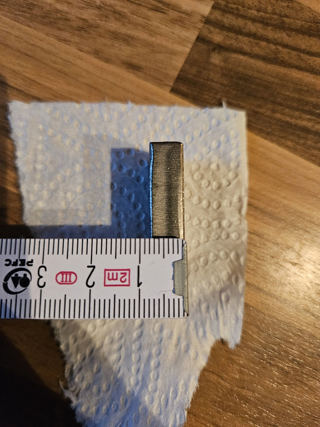 10 x Damast 1.2842 / W2842 Werkzeugstahl/Damast-/Messerstahl DIN 17350 30x20x8mm