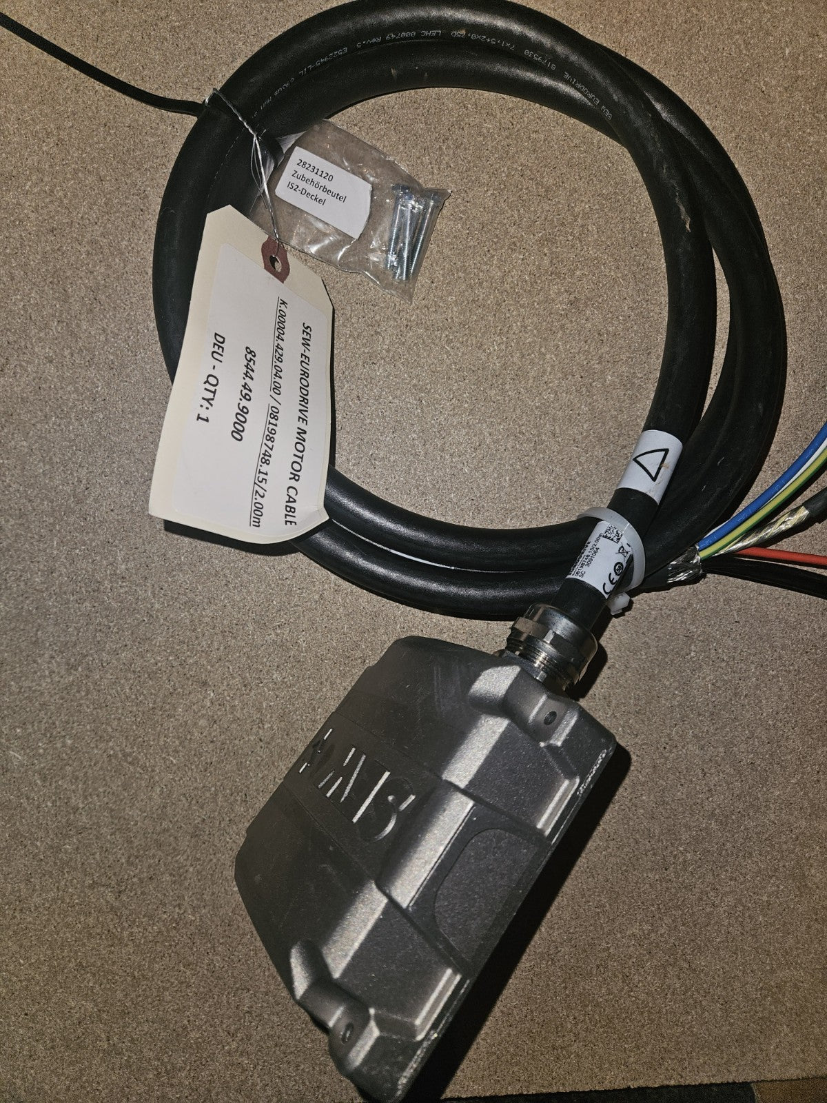 SEW 08198748.15/2,0 HYBRID CABLE_08198748.15/2,0_SEW 1333216, New Unused Neu 2m