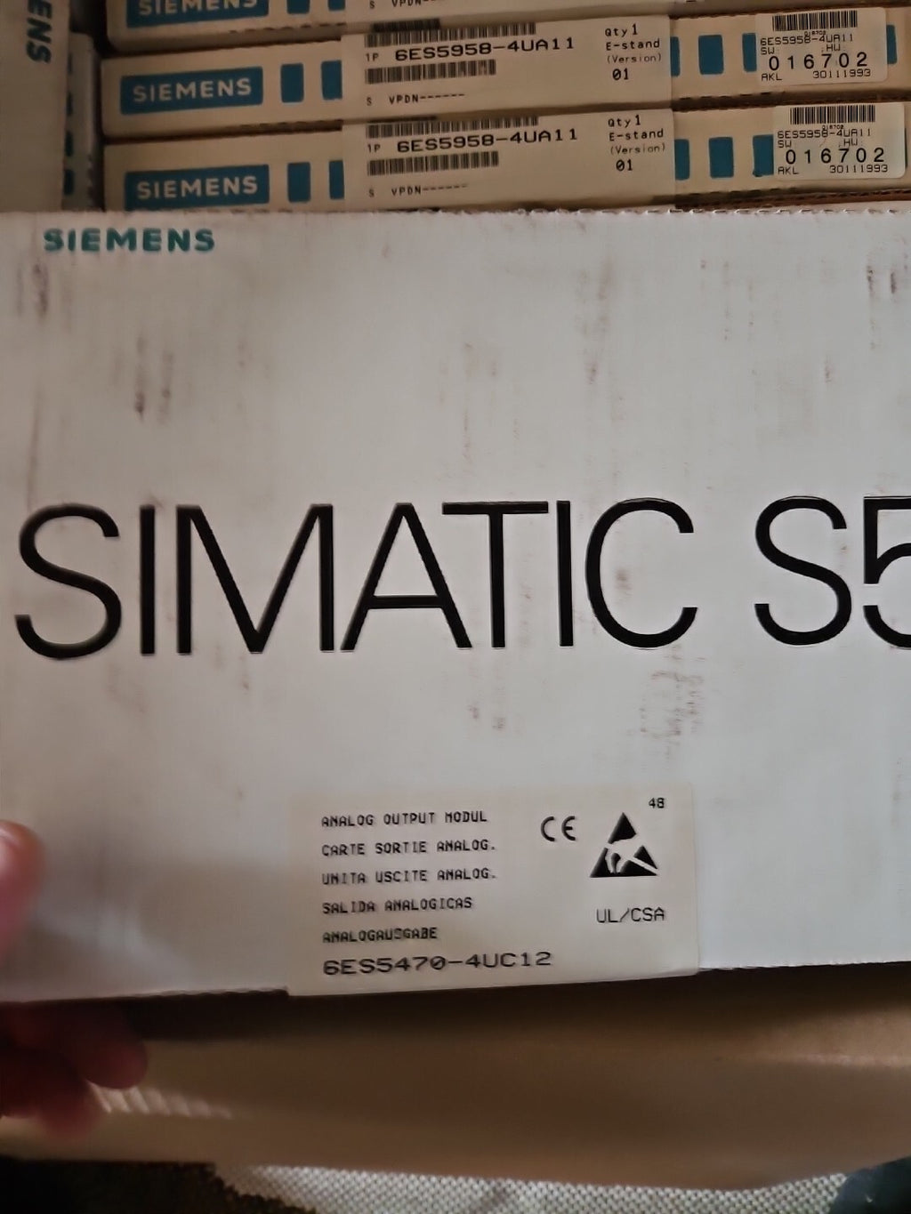 Siemens SIMATIC 6ES5470-4UC12 | 6ES5 470-4UC12 VERS.05,neu Siegel, Sealed, New