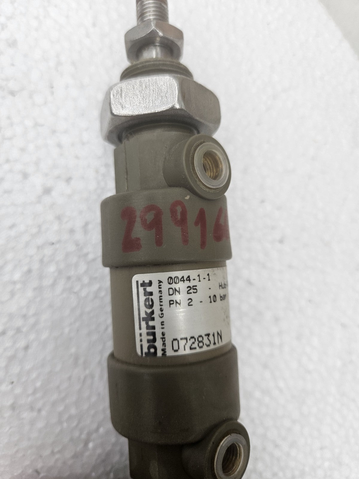 BURKERT 0044-1-1, Valve, Ventil, Cylinder 072831N, Used Fully Working Tested