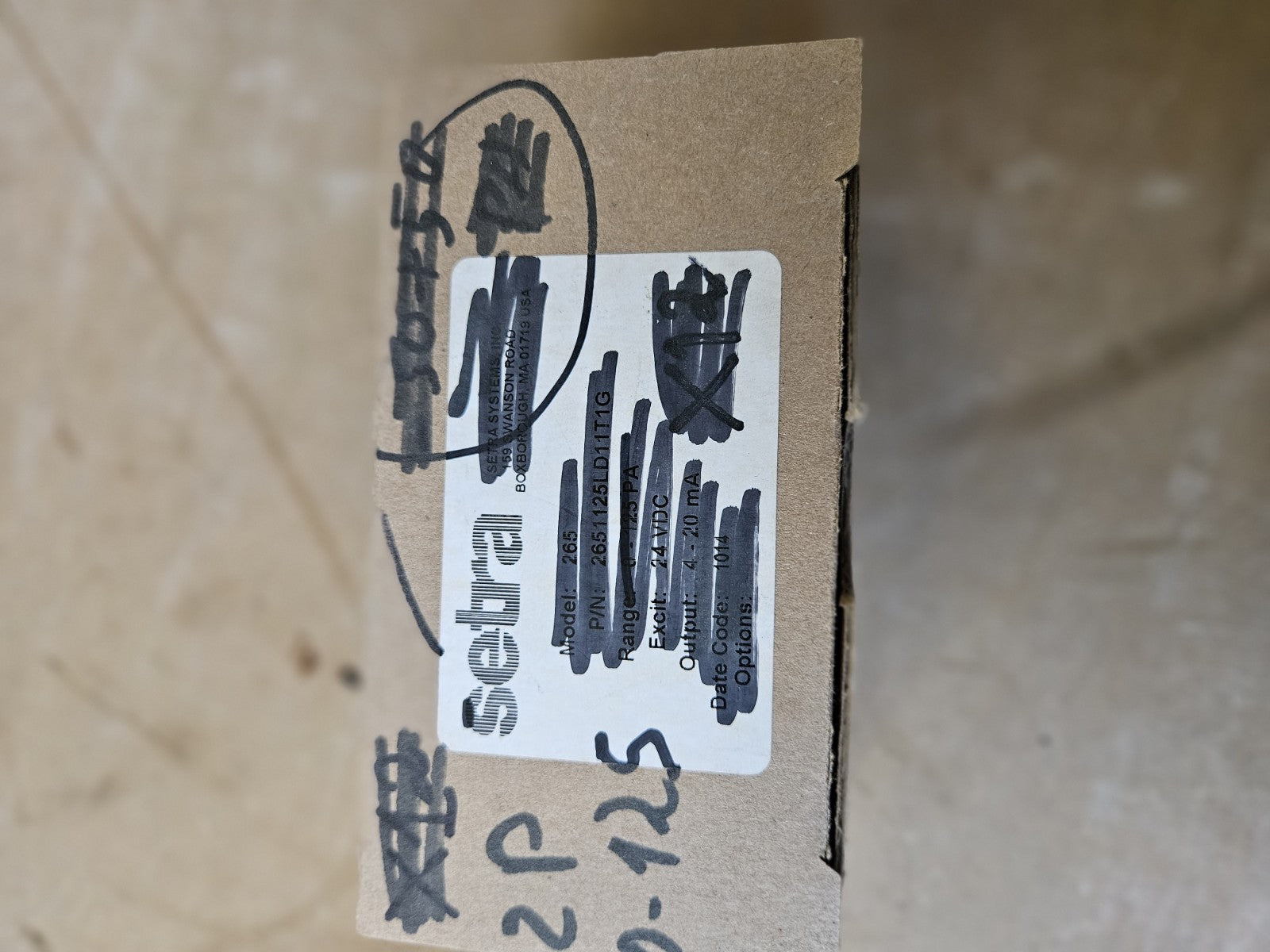 Setra 2651125LD11T1G, 5898483, Differential pressure transmitter sensor New Neu