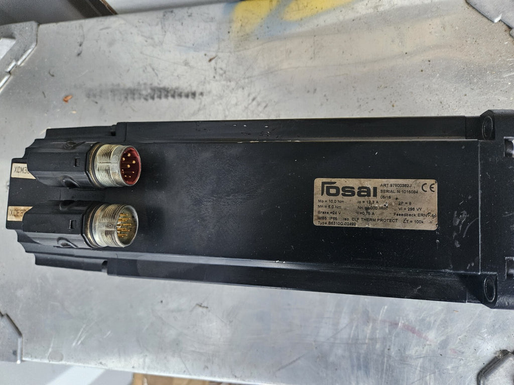 OSAI Servomotor B6310Q-02492, 97800362J, Used, Fully Working, Worldwide Shipp.