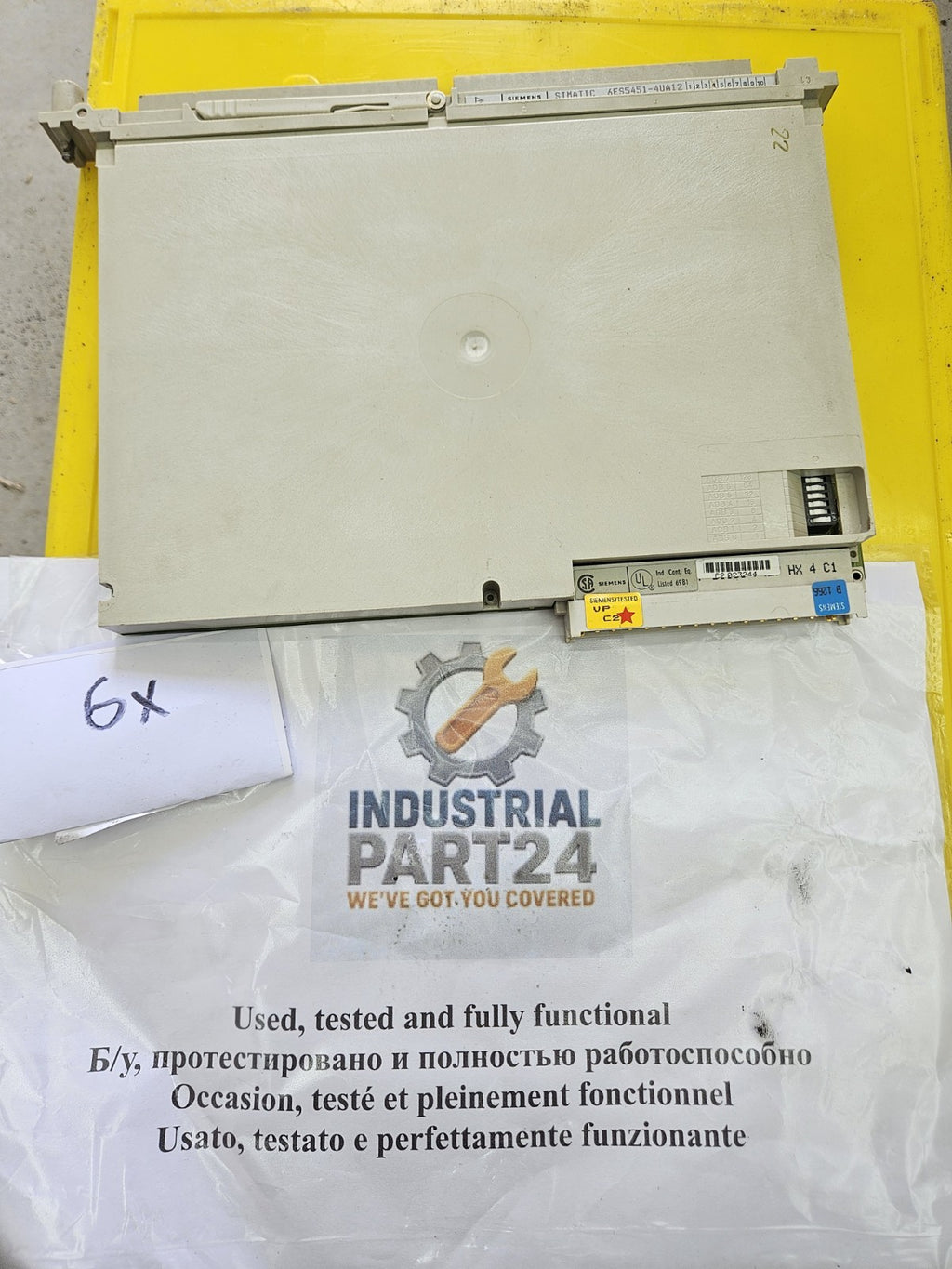 Siemens 6ES5451-4UA12 / 6ES5 451-4UA12 E:4, tested, fully working, Used/refurbis