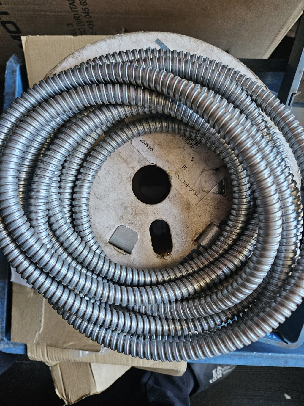 NEU Unbenutzt New Hellermann SC12-GS-ML, 166-30111 Metallschlauch Ca.6m Schlauch