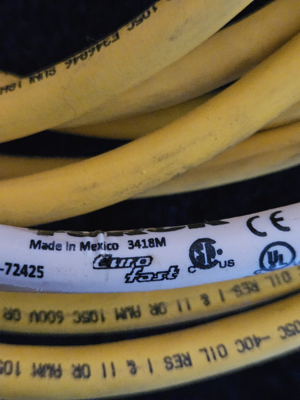 TURCK RKC 4.5T-5/CS14274 EURO FAST 5M CORDSET CABLE, New Unused Neu