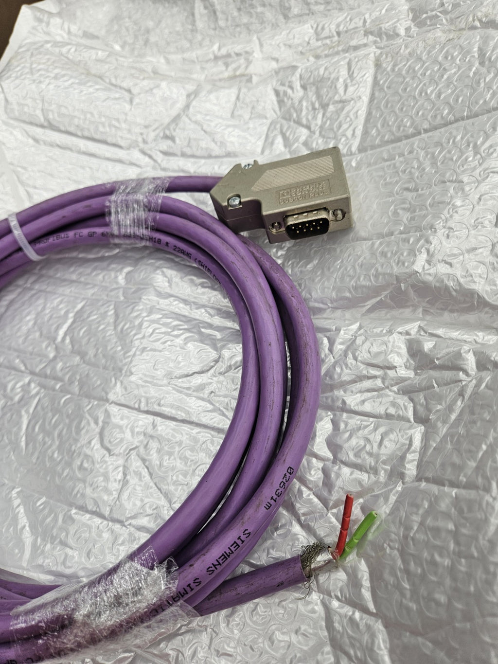 3,5 m 6XV1830-0EH10 SIEMENS, PROFIBUS FC kabel mit 2708245 SUBCON-PLUS Stecker