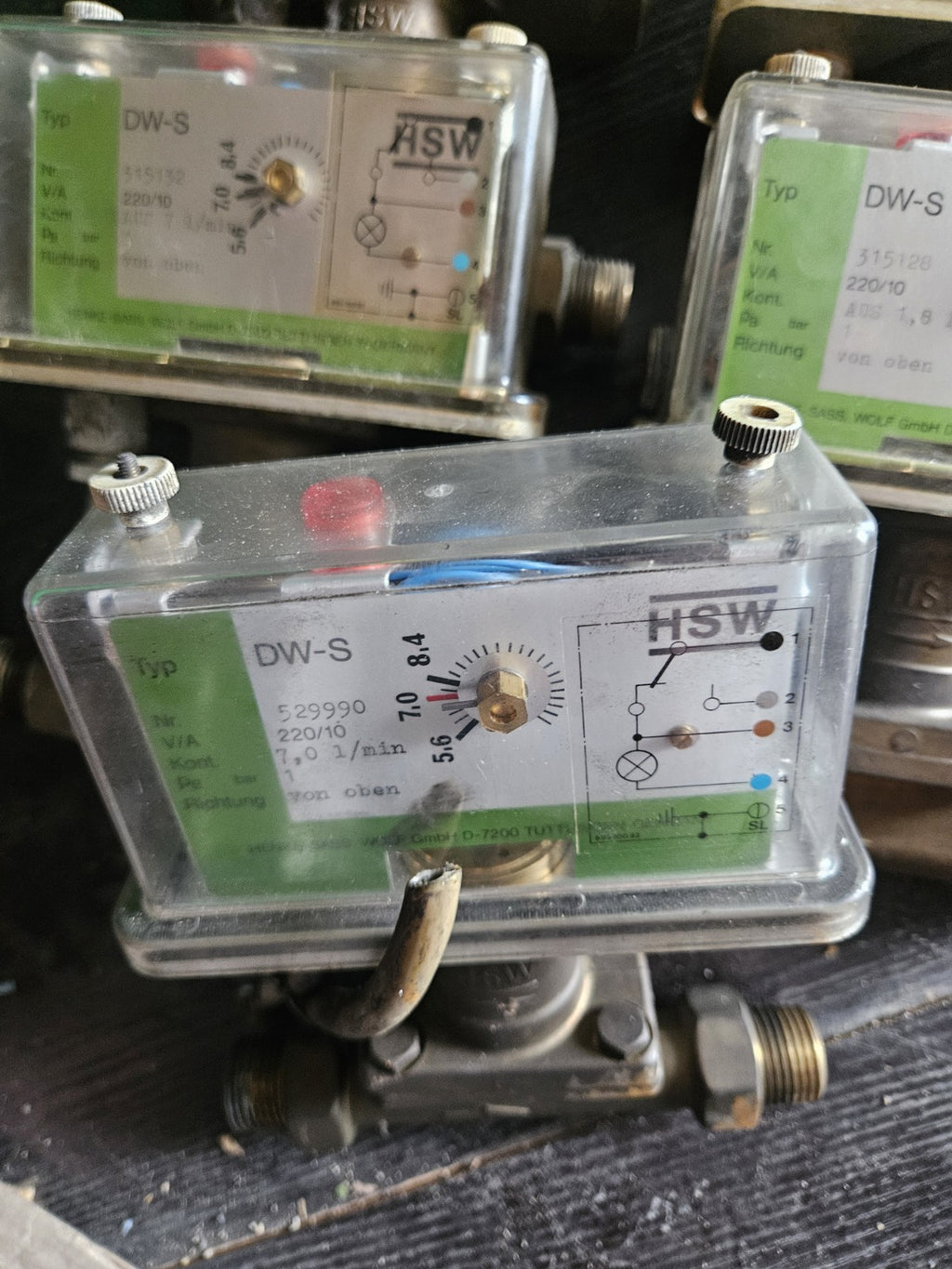 HSW Henke-Sass DW-S Durchflussmessgerät 5,6-8,4 L Durchflusswächter Used Tested
