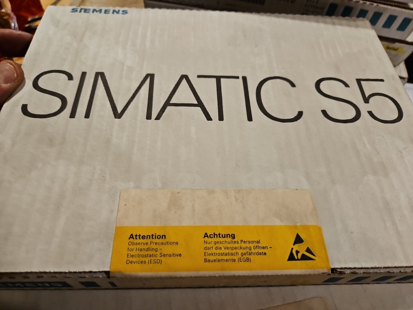 SIEMENS SIMATIC S5 Anschaltung 6ES5301-5CA12 E-Stand Version 4 New, Sealed, Nez