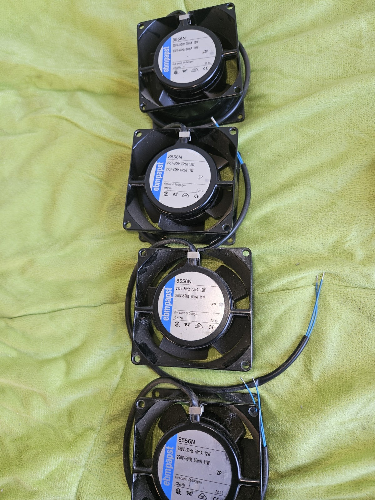EBM Papst 8556 N Axiallüfter Fan 230 V/AC 46 m³/h New Old Stock Neu/unbenutzt 