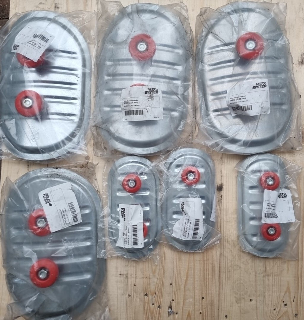 Konvolut 7 x METU SYSTEM Rohr - Revisionsdeckel RRD 21-16+18 und RRD 32-50 neu!