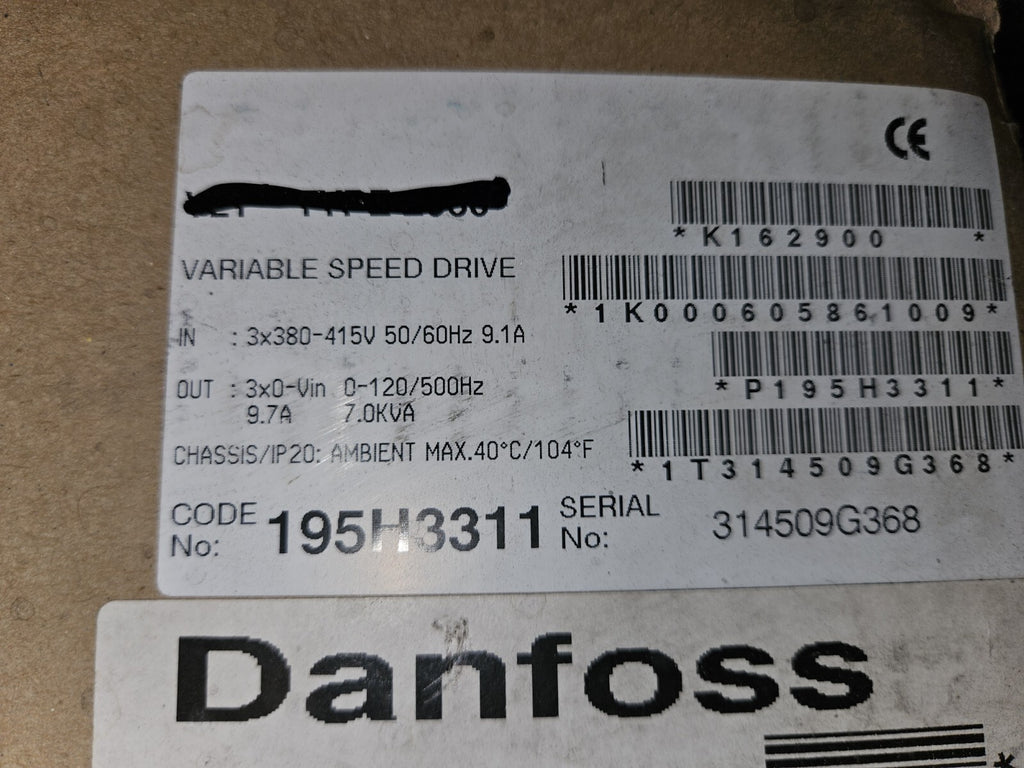  Danfoss VLT 2030 195H3311 + EMC Motor Filter 195H6525  Frequenzumrichter