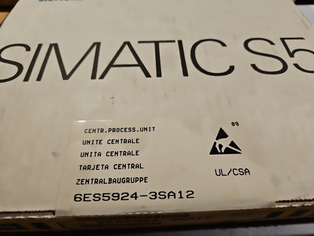 SIEMENS SIMATIC S5 CPU 924 150U 6ES5924-3SA12 / 6ES5 924-3SA12, Neu, New Sealed
