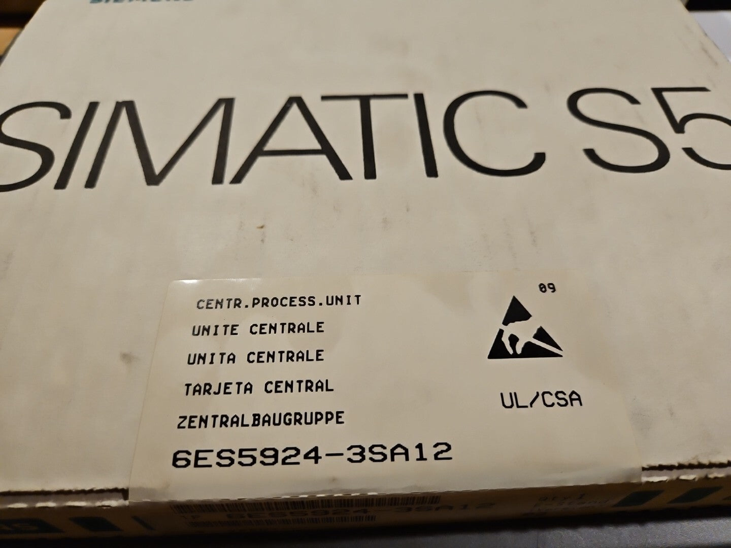 SIEMENS SIMATIC S5 CPU 924 150U 6ES5924-3SA12 / 6ES5 924-3SA12, Neu, New Sealed