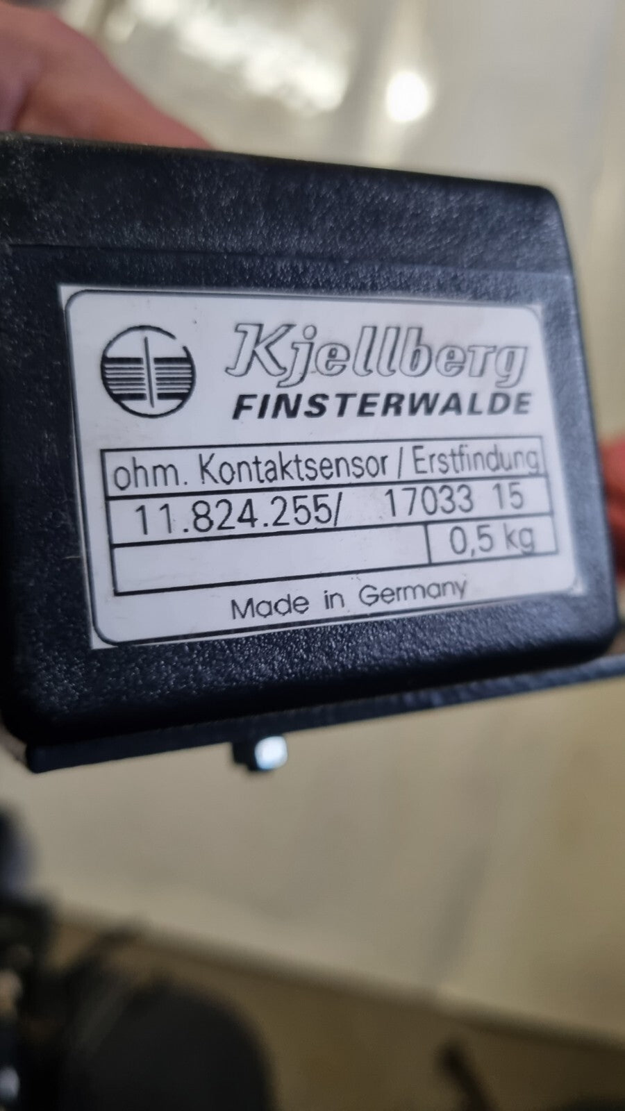 Kjellberg .11.824.255 - ohmscher Kontaktsensor/elektr. Erstfind.3m neu new