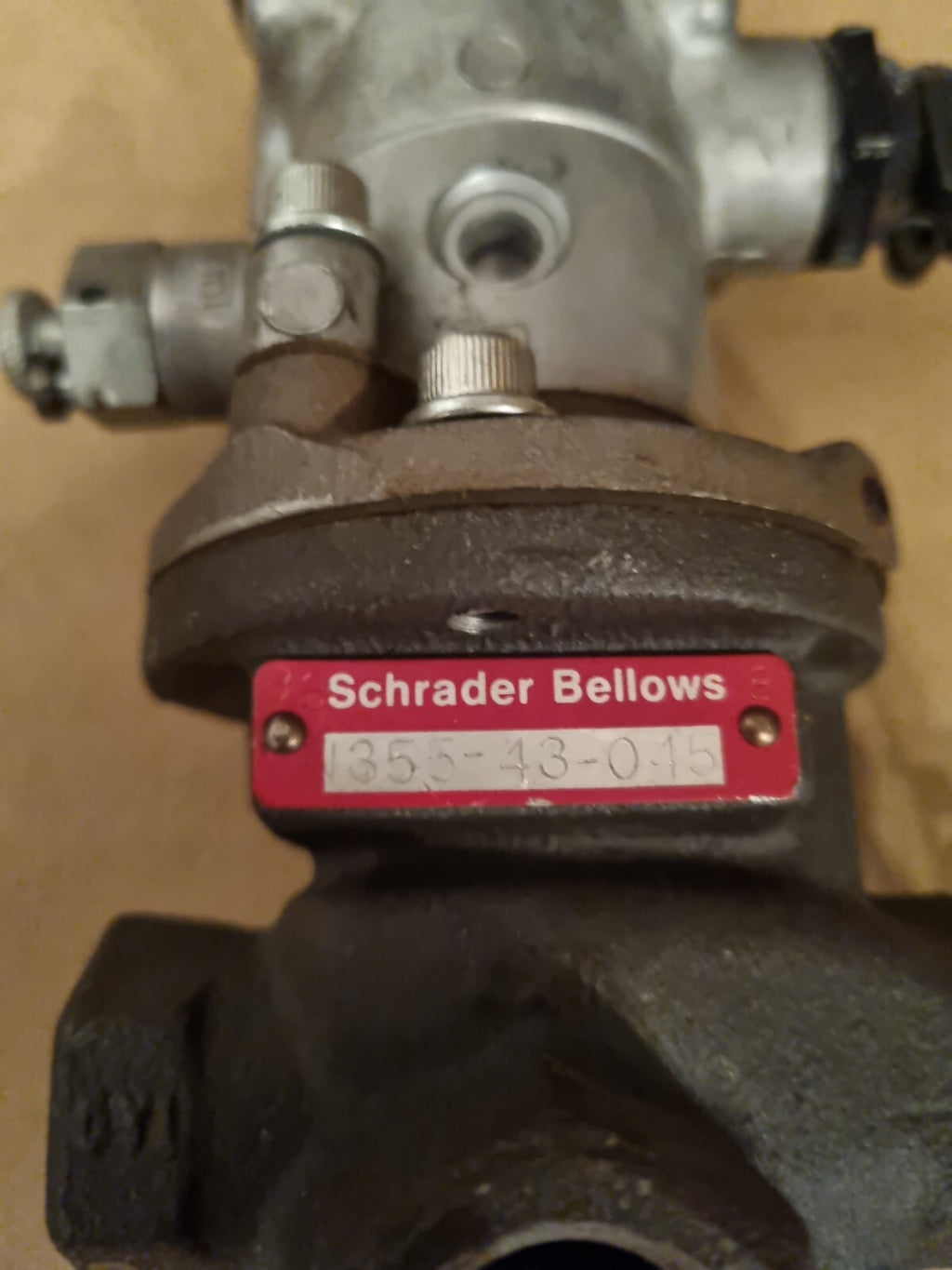 PARKER - SCHRADER BELLOWS N355-43-045  INLINE VALVE, Ventil 