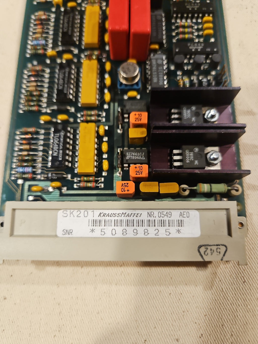 Krauss Maffei SK 201 Karte, Board, SN. 5089825, MC3 Steuerung,  Spritzgussmasch.