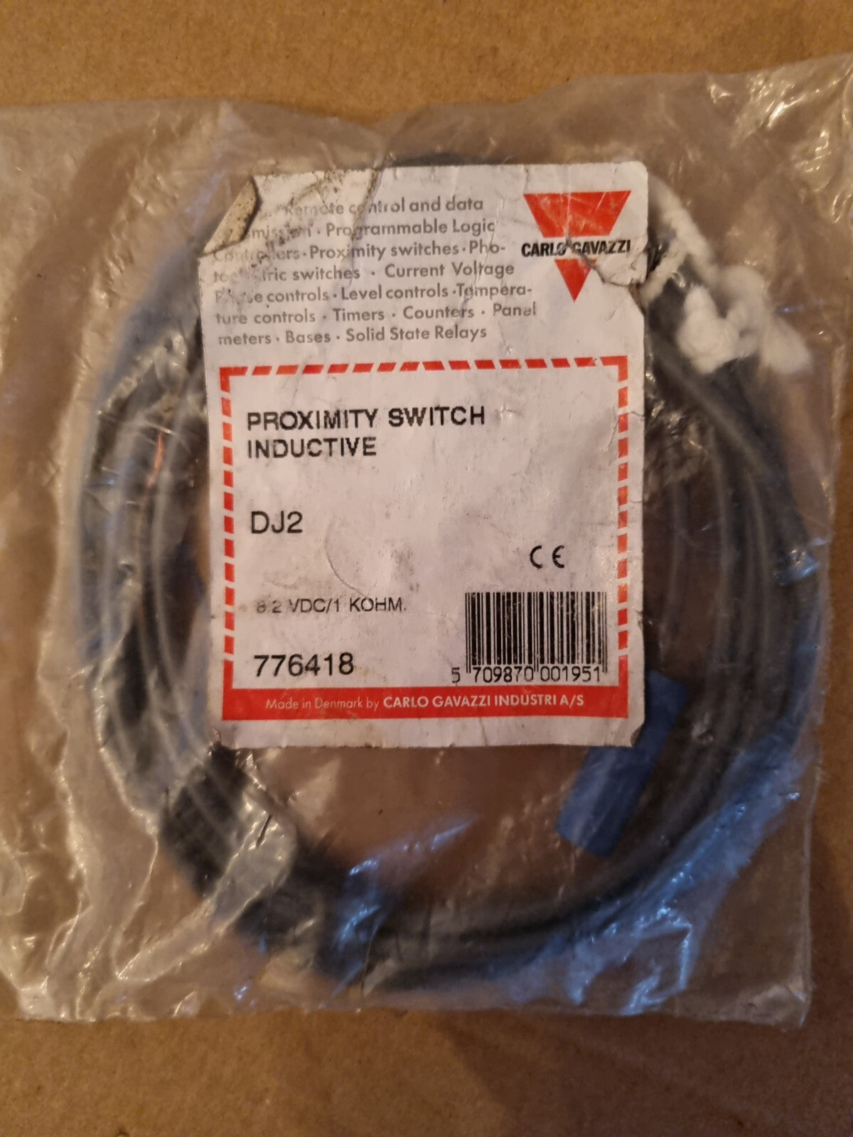 Carlo Gavazzi DJ2 Proximity Switch 8.2 Vdc / 1 KOHM 776418 new neu sensor