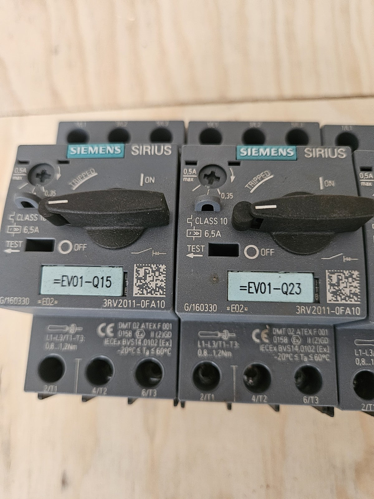 Siemens Dig.Industr. Leistungsschalter 3RV2011-0FA10 IP20 Breaker Switch Neu New