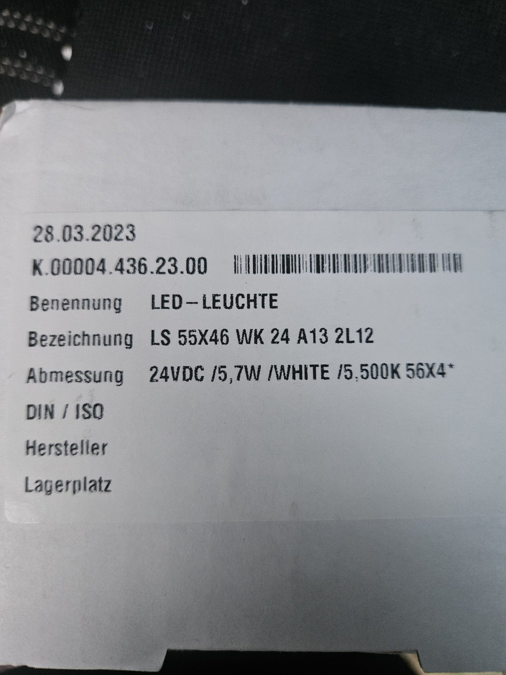 NEW SENSOPART  LS 55X46 WK 24 A13 2L12 532-51101 Neu/ovp, Unused Nagelneu