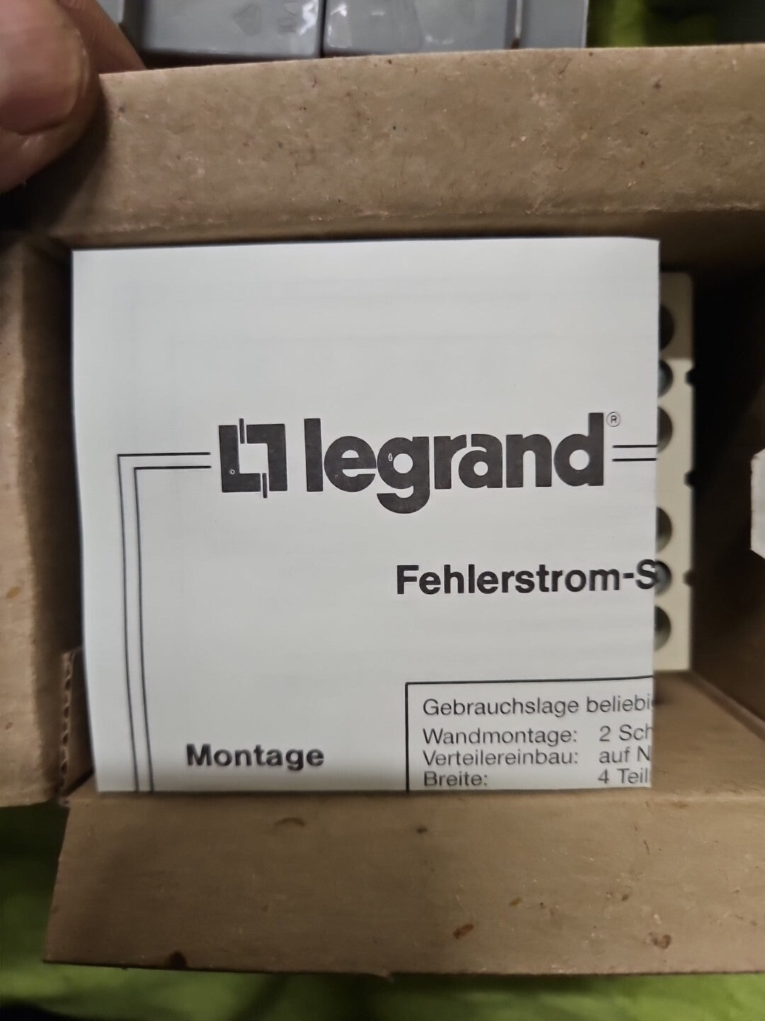 Legrand 816524 FI-Schutzschalter 25A/0,03A  4-polig, 3P+N, Neu/ovp, Industry New