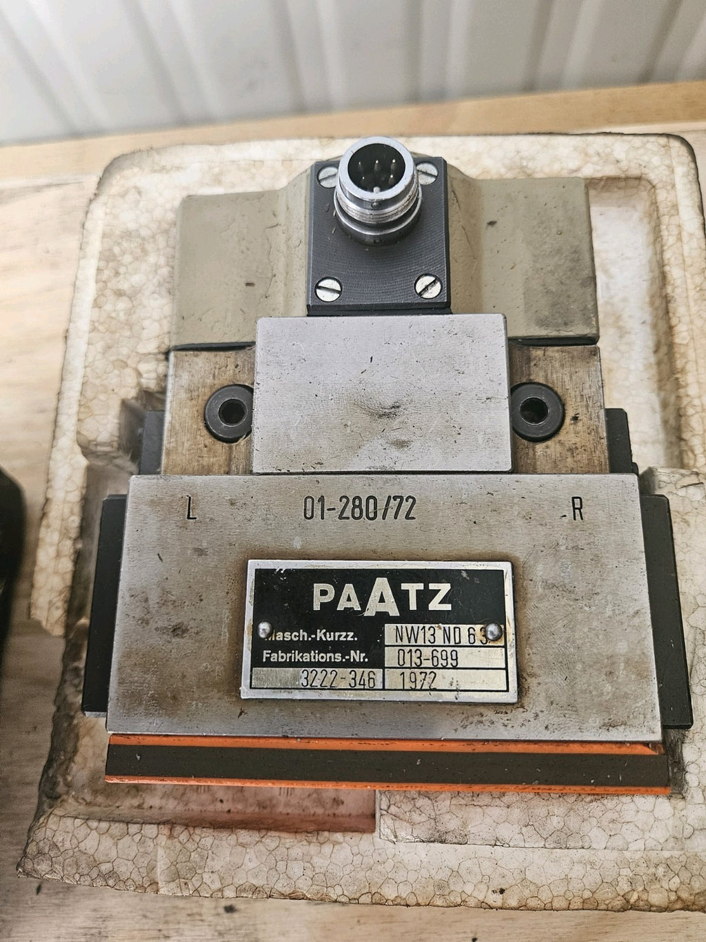 VEB Heckert PAATZ NW13-ND63 Hydraulik DDR Ventil WMW VIERNAU, Top Zustand 