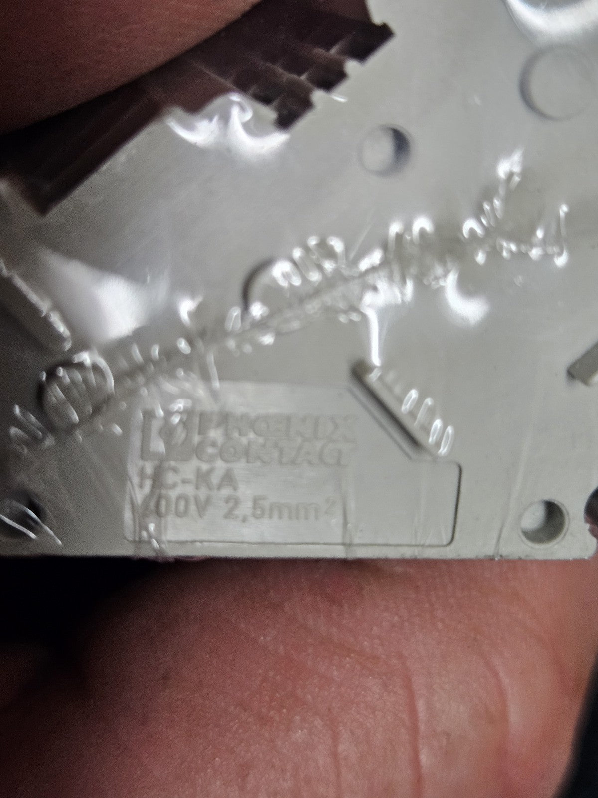 Phoenix Contact HC-KA 16-Position Industrial Connector Insert - 500V 2.5mm² NEW