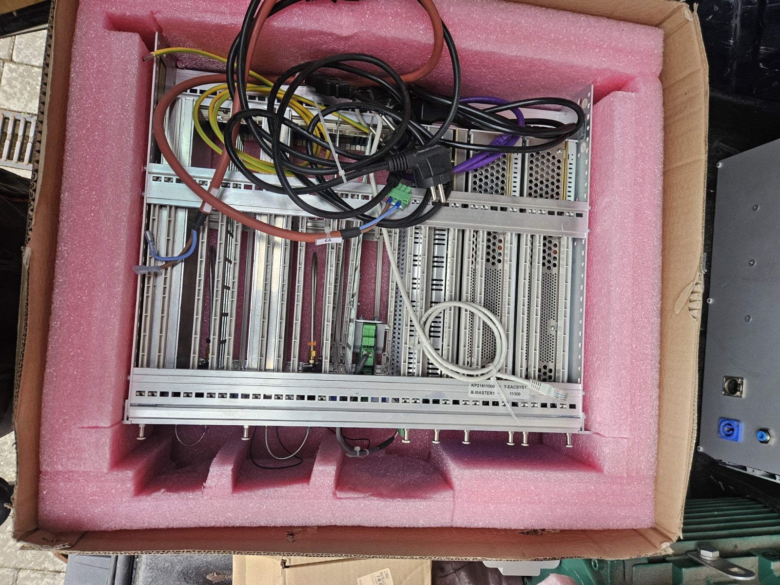 SEE Telecom eACSYS 3U Optical Subrack K000000003015 with EMS VSWR & Dual PSU 