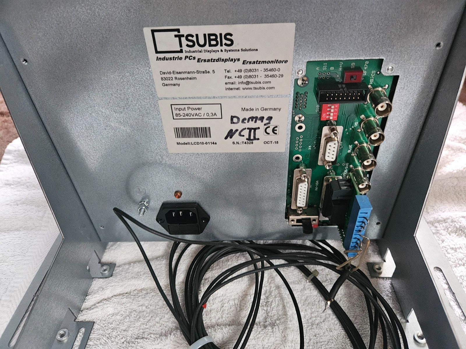 Krauss Maffei, Demag, Arburg, Engel LCD Monitor, Steuerung fully working, tested