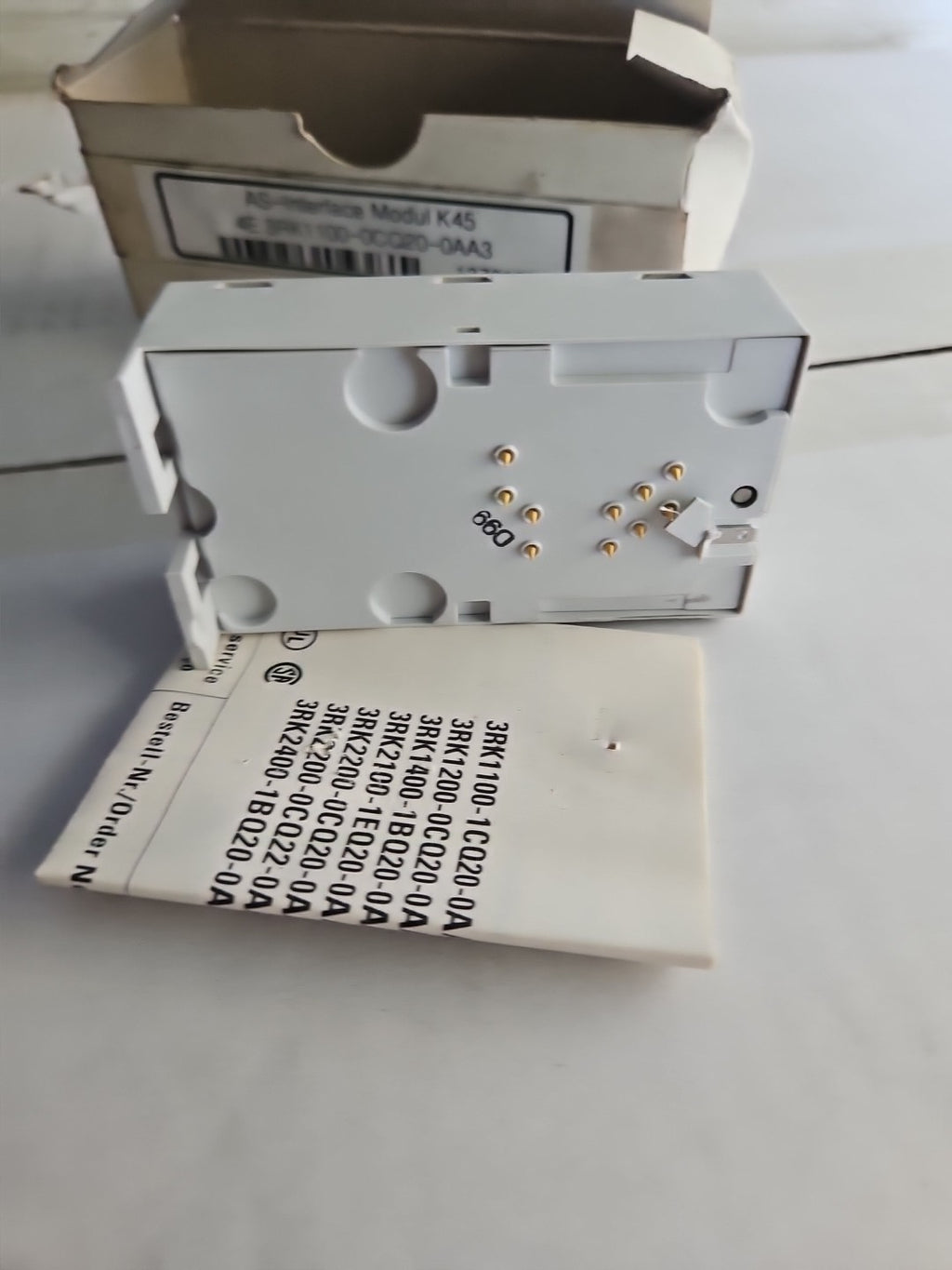 Siemens 3RK1200-1CQ20-0AA3 3RK1 2001CQ20-0AA3 Modul Kompaktmodul -unused/OVP-neu