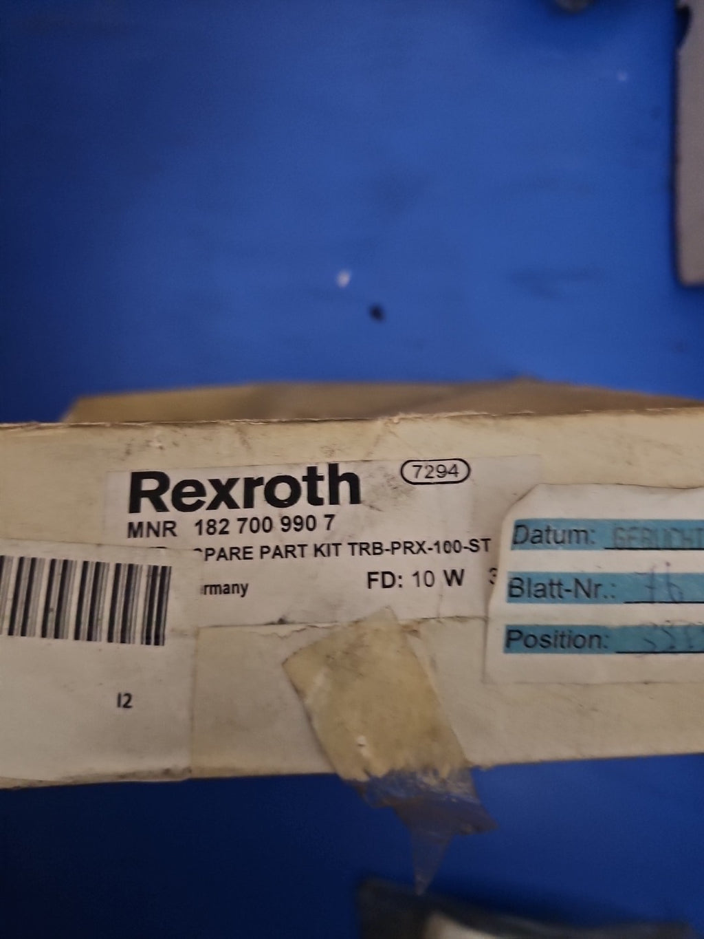 Bosch SPARE PART KIT Dichtungen REXROTH 182 700 990 7, TRB-PRX-100-ST neu/ovp