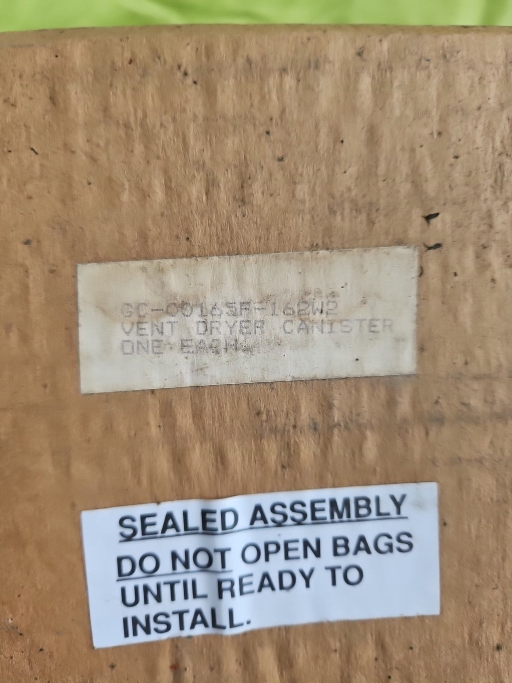Pall Land and Marine GC-00165F-162W2 Vent DRYER Canister Filter sealed New Neu