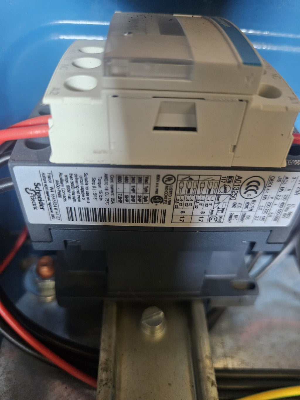 Demag Control Box with ABB Contactor & Transformer – Industrial Crane Component