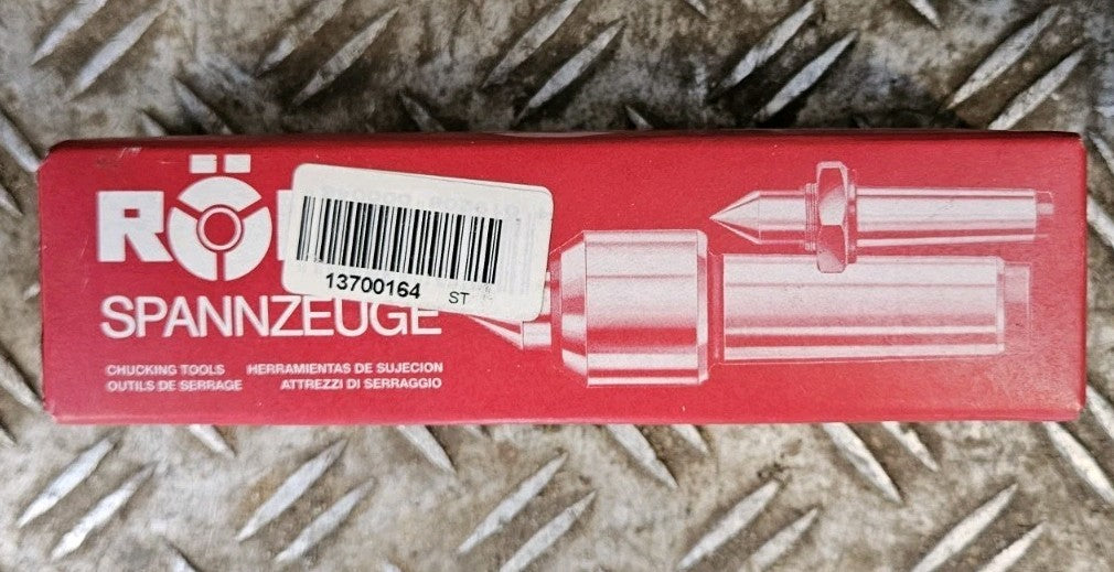RÖHM Zentrierspitze mitlaufende körnerspitze Pro MK2 Id.5336, Typ600 Neu/ovp New