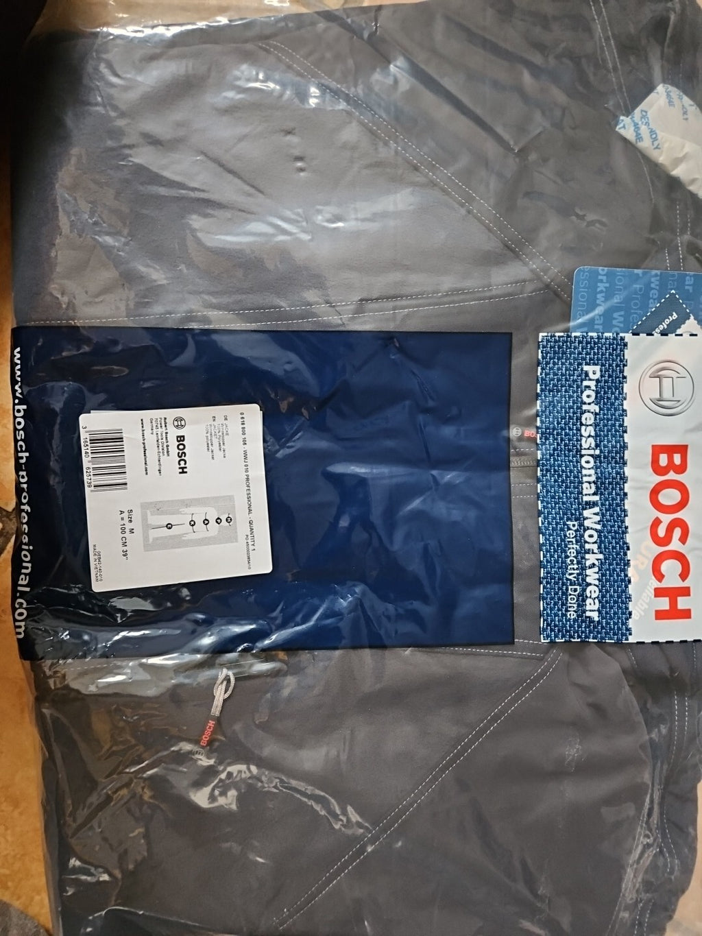 Bosch Professional Gr.M,Wind Breaker, Wwj010 Blu Navy Taglia M 3165140625739 Neu
