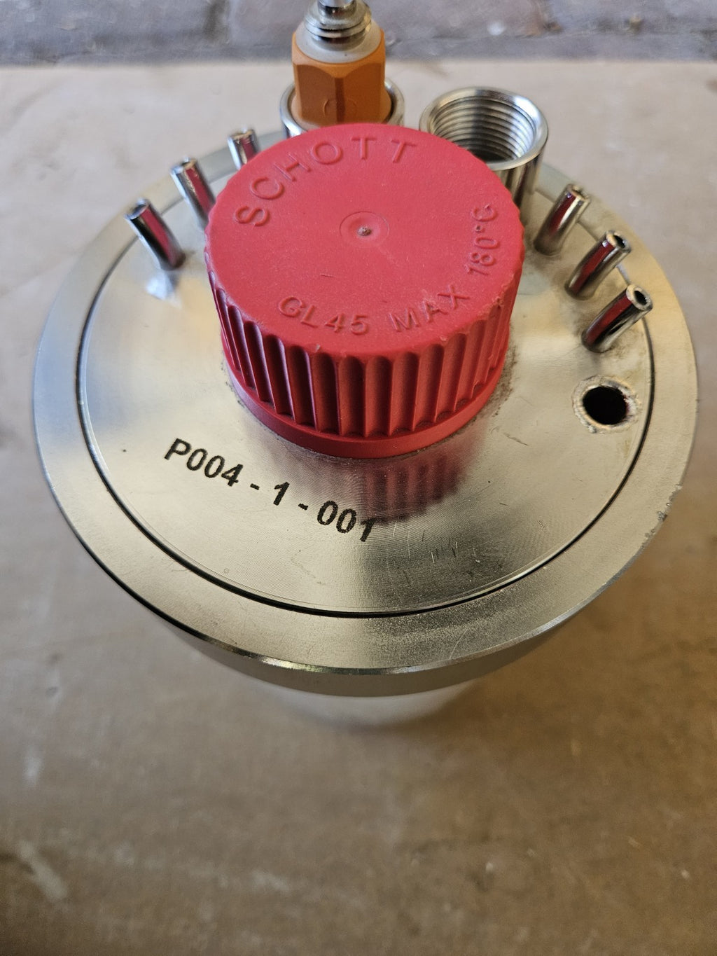 Broadley James FermProbe pH Electrode w/ Stainless Steel GL45 Bioreactor Cap