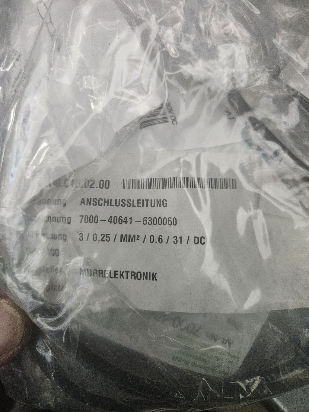 Murr Elektronik M12 St. 0° / M8 Bu. 90° A-kod. Kabel 0,6m | 7000-40641-6300060