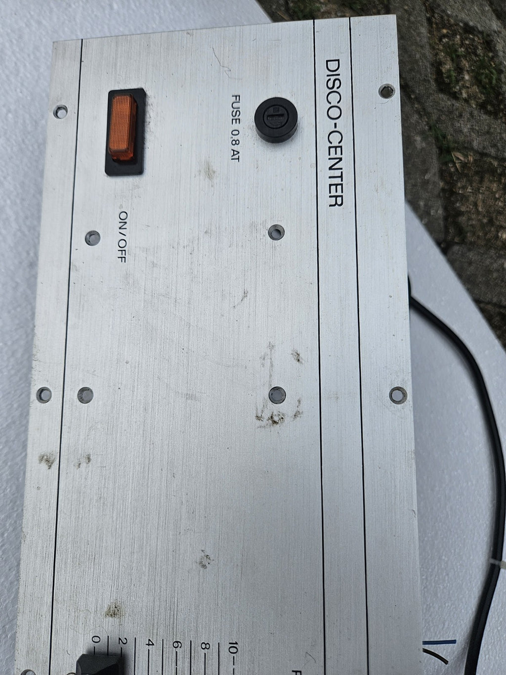 Rare Wifona Disco-Center Mixing-Console Spare Part Faceplate Vintage Audio Desk