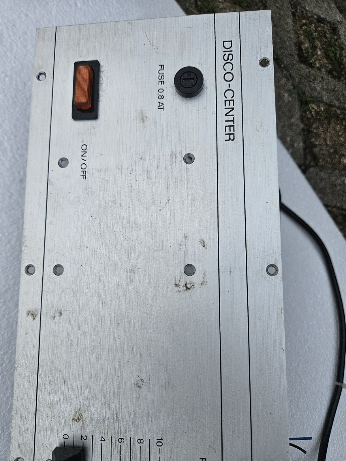 Rare Wifona Disco-Center Mixing-Console Spare Part Faceplate Vintage Audio Desk