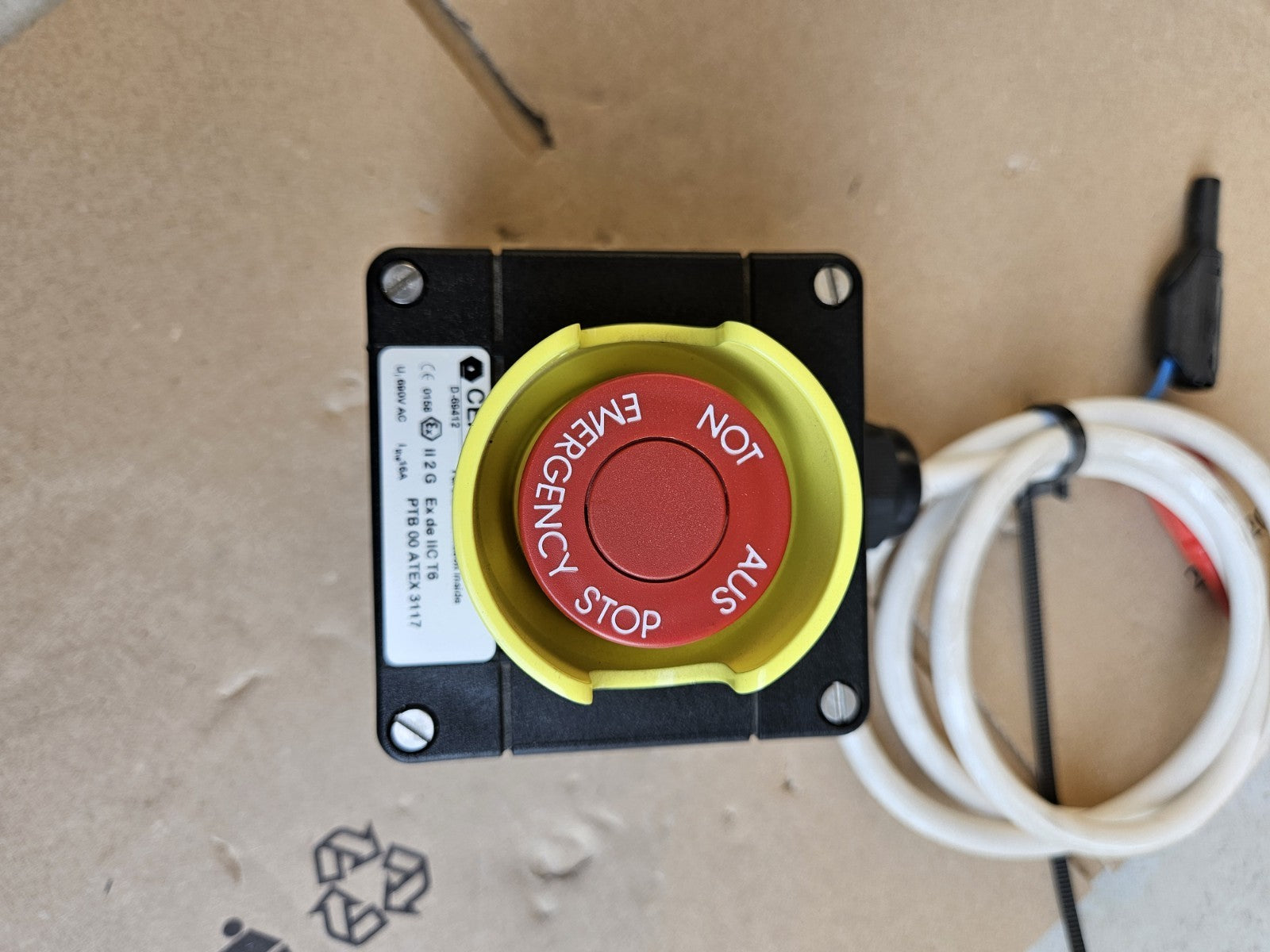 1 x Ceag Ex-Not-Schalter 229557 GHG 411 818 0 R 0188, Neu Unused See Pictures