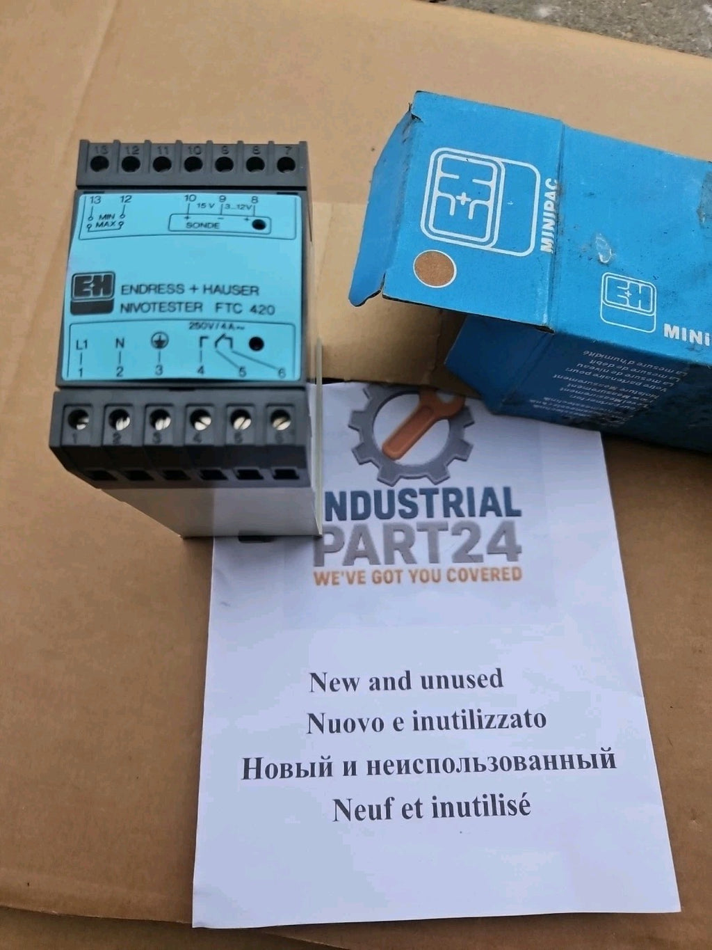Endress+Hauser FTC 420 FTC420 917078-0000 Nivotester -unused/OVP-