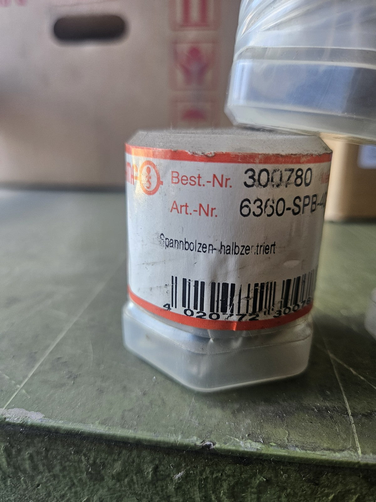 AMF-UNILOCK 300780 Spannbolzen Typ B, 6360-SPB-40, neu/ovp, New Unused, Unbenutz