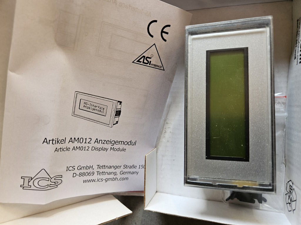 AS Interface Display Module AM012, ICS-GMBH, neu/ovp, Nos Unbenutzt, New In Box