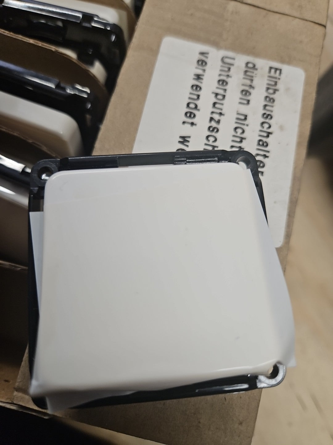10 x Peha D 711.02 Ausschalter 10A 250V 1-polig COMPACTA reinweiß Neu/ovp