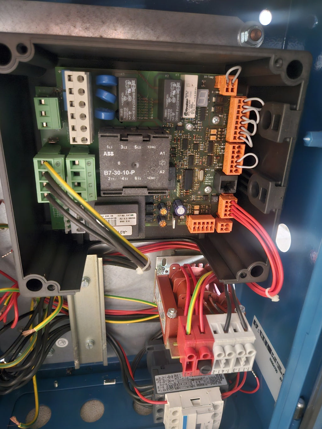 Demag Control Box with ABB Contactor & Transformer – Industrial Crane Component