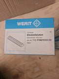 10 Riegel Werit 112-11421000-00 10mm² 450V Euro-Klemmleisten 12tlg unused/OVP