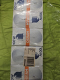  10 X OSRAM GLÜHLAMPE Standart 100W E27 230V Matt BIRNE LAMPE, Neu/ovp New