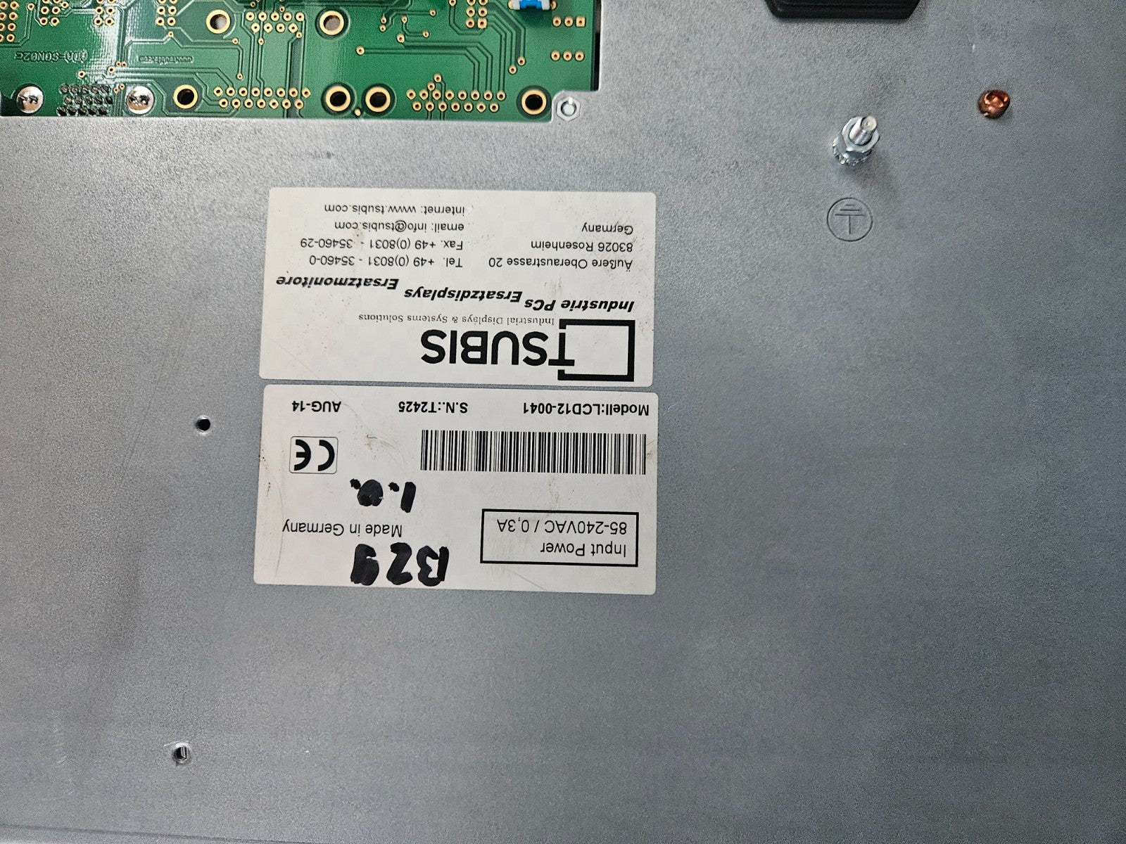 Krauss Maffei, Demag, Arburg, Engel LCD Monitor, Steuerung fully working, tested